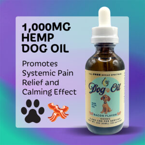 BACON FLAVORED CBD OIL FOR DOGS