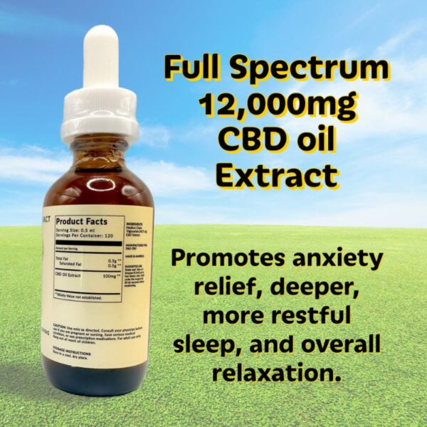 CBD Oil: 12,000mg - Image 2