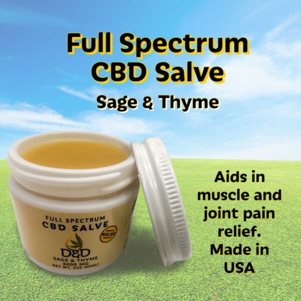 CBD Salve - Vegan Sage & Thyme